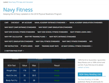 Tablet Screenshot of navy-fitness.com